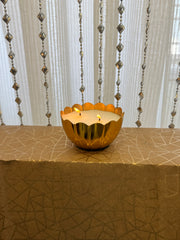 Golden Jar Candle (Metal)