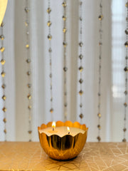 Golden Jar Candle (Metal)
