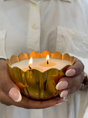 Golden Jar Candle (Metal)
