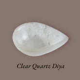 Clear Quartz Diya