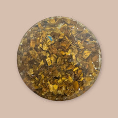Tiger Eye Crystal Orgone Tealight Holder