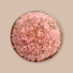 Rose Quartz Crystal Orgone Tealight Holder