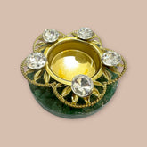 Green Aventurine Crystal Orgone Tealight Holder