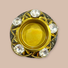 Pyrite Crystal Orgone Tealight Holder