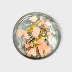 Rose Quartz Glass Tree