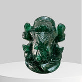 Green Jade Ganpati Ji (92.460 Gms)