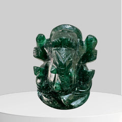Green Jade Ganpati Ji (166 Gms)