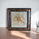 Pyrite Zibu Symbol Frame