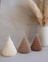 Origami Tree Christmas Candle