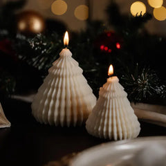 Origami Tree Christmas Candle