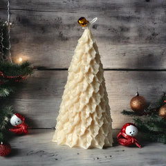 Leafy Tree Christmas Candle