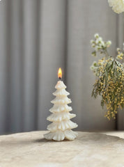 Pine Tree Christmas Candle