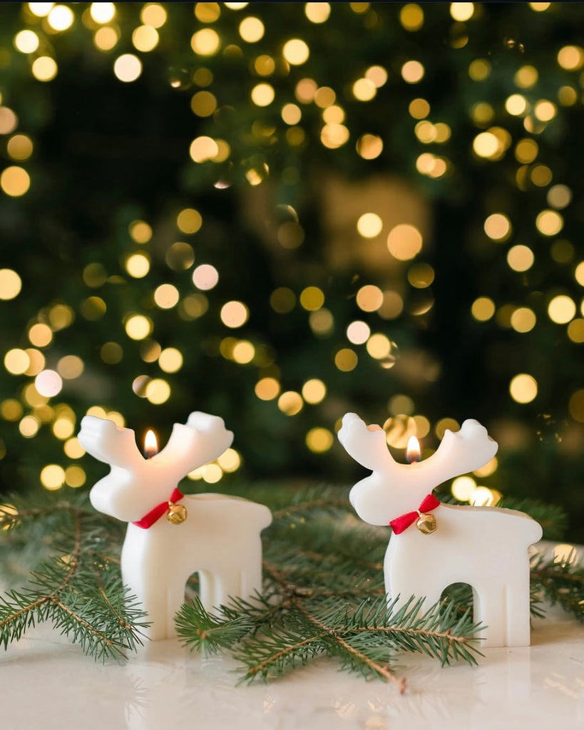Reindeer Christmas Candle – Leo Viedik House